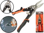 Tesoura De Aviação Corte Reto P/ Funileiro Uso Profissional 10 Polegadas Alças Bi-Materiais Tesoura De Aviação Corte Reto P/ Funileiro Uso Profissional 10 Polegadas Alças Bi-Materiais