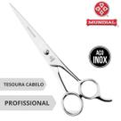 Tesoura De Cabelo Profissional Fio Laser 6 Mundial Bc-343 Aço