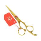 Tesoura De Corte De Cabelo De Aço Japonês Com Borda Afiada De 6,0 Polegadas Para Salão De