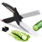 Tesoura de cozinha GQGUOJJZZ Professional 20cm com tábua de cortar