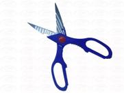 Tesoura De Cozinha Multiuso 20 Cm 7 Aço Azul