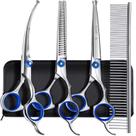 Tesoura de higiene Gimars Professional 5 em 1 para cães