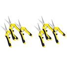 Tesoura de jardinagem iPower, podador manual de 6,5 polegadas, pacote com 6 unidades, amarela
