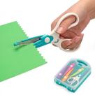 Tesoura de Picotar para Artesanato Kit 5 Unidades Zig Zag Nuvem e Ondas - Ideal para Papelaria e Scrapbook