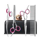 Tesoura De Tosa Para Cães Em Aço Inoxidável Ambidestra, Segura Para Pets, 4 Peças, Ponta Redonda