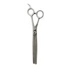 Tesoura Dentada tipo Tubarão 8" - Prata - Maryam
