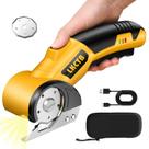Tesoura elétrica LKCTB Cortador de papelão com luz LED 2000mAh