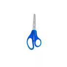 Tesoura Escolar 13cm Ponta Redonda Zoom Brw Azul