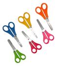 Tesoura escolar colorida 13cm mp501 kit c/3 cor masterprint