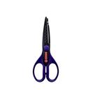 Tesoura Escolar de Picotar Papéis de Até 90G/M2 Ponta Arredondada Cabo Plástico Roxo 15 cm - Mundial