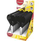Tesoura Escolar Essentials Preta 13cm - Pacote Com 24