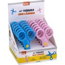 Tesoura Escolar Mini sem Lâmina 10CM Sortidas Display com 12 Unidades