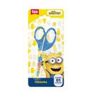 Tesoura Escolar Minions 905734 Lâmina Decorada 13cm Tris