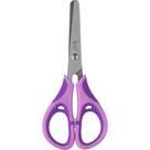Tesoura Escolar para Canhoto 13CM com Cabo Emborrachado (display com 12 Unidades Sortidas)
