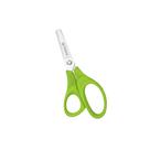 Tesoura Escolar Verde Lâmina Aço Inox Para Canhoto Cabo Plástico Verde 4 1/2 " 12 cm - Mundial