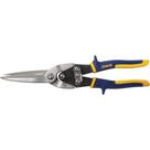 Tesoura Extra Cut Irwin 11,3/4" Aço Cromo Cabo Anatômico Para Cortes Em Chapas De Aço Até 0,1 Mm E