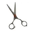 Tesoura Fio Navalha c/Strass Vermelho 5'' PSV450 MQ