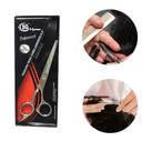 Tesoura Forte Cortar Cabelo Profissional Fio Barbeiro 6,5Pol