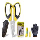 Tesoura FTECYBO Heavy Duty 20cm Tapete Multiuso Amarelo
