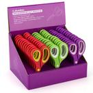 Tesoura Galadim Kids GD-016-R-N Soft Touch Blunt 14 cm, pacote com 36