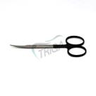 Tesoura Iris Curva Com Vídea 12cm