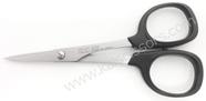 Tesoura Kai Needlecraft, lâmina de aço inoxidável de 10 cm, preta Tesoura Kai Needlecraft, lâmina de aço inoxidável de 10 cm, preta