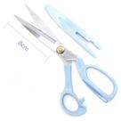 Tesoura Lanmax com Protetor 20cm - Azul