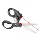 Tesoura Mira Guia Corte Laser Tecidos Patchwork Artesanato Papel Raio Precisao Multiuso Costura Tesoura Mira Guia Corte Laser Tecidos Patchwork Artesanato Papel Raio Precisao Multiuso Costura