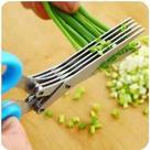 Tesoura Multi Corte Hortaliças E Verduras Com 5 Laminas Tesoura Multi Corte Hortaliças E Verduras Com 5 Laminas