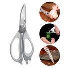 Tesoura Multifuncional Cozinha para Frango Peixe Legumes Abridor de Garrafa Inox Culinária Resistente Profissional
