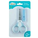 Tesoura Para Bebe Pimpolho Azul 92701/92722