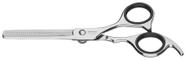 Tesoura para Cabelo Tramontina em Aço Inox com Fio Desbaste e Apoio Fixo para Dedo 6"