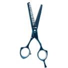 Tesoura Profissional Dentada Mega Kasho Blue Titanium Fio Navalha 5.5 K5360d-55