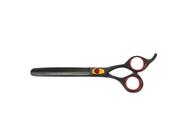 Tesoura semi dentada 7.0 polegadas preta