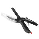 Tesoura tabua 2 em 1 cozinha clever cutter faca corte
