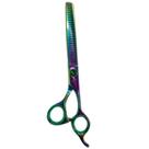 Tesoura Tosa Semi Dentada 7 " Multicolor Maryam Trading