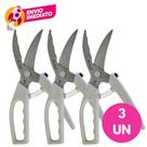 Tesoura Trinchante Inox Multifunções Desossa Frango Corta Aves Peixe Carne Assada Profissional Tesoura Trinchante Inox Multifunções Desossa Frango Corta Aves Peixe Carne Assada Profissional