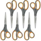 Tesoura Westcott Titanium Bonded de 20,32 cm com alça macia, pacote com 6