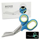 Tesouras médicas PYRSIVA Glow in the Dark revestidas com titânio de 7,5 polegadas