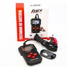 Testador de bateria com impressora 12/24v digital flach tpf-2000