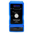 Testador de Cabo de Rede RJ45 RJ11 e USB A B 3 em 1 Profissional com LEDs e Bateria 9V
