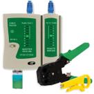 Testador de Cabo RJ45 e RJ11 Com Alicate de Crimpar