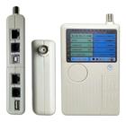 Testador de Cabos Multifuncional Rede RJ45 Telefonia RJ11 USB BNC