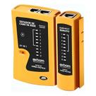 Testador de Cabos Rede LAN RJ45 RJ11 Profissional com Base Remota LEDs e Duas Velocidades