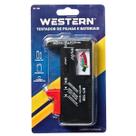Testador Medidor Digital de Pilhas Baterias Universal Portátil Western Testador Medidor Digital de Pilhas Baterias Universal Portátil Western
