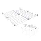 Teto ou Fundo para Cercado Aramado Pet 60x60cm com Telas e Conectivos