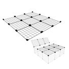 Teto ou Fundo para Cercado Aramado Pet 90x90cm com Telas e Conectivos