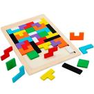 Tetris Brinquedo de Madeira Montessori Único