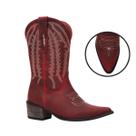 Texana Vimar Bico Fino Vermelho Cor:VermelhoTamanho:37