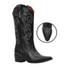 Texana Vimar Preto Bico Fino Cor:PretoTamanho:35